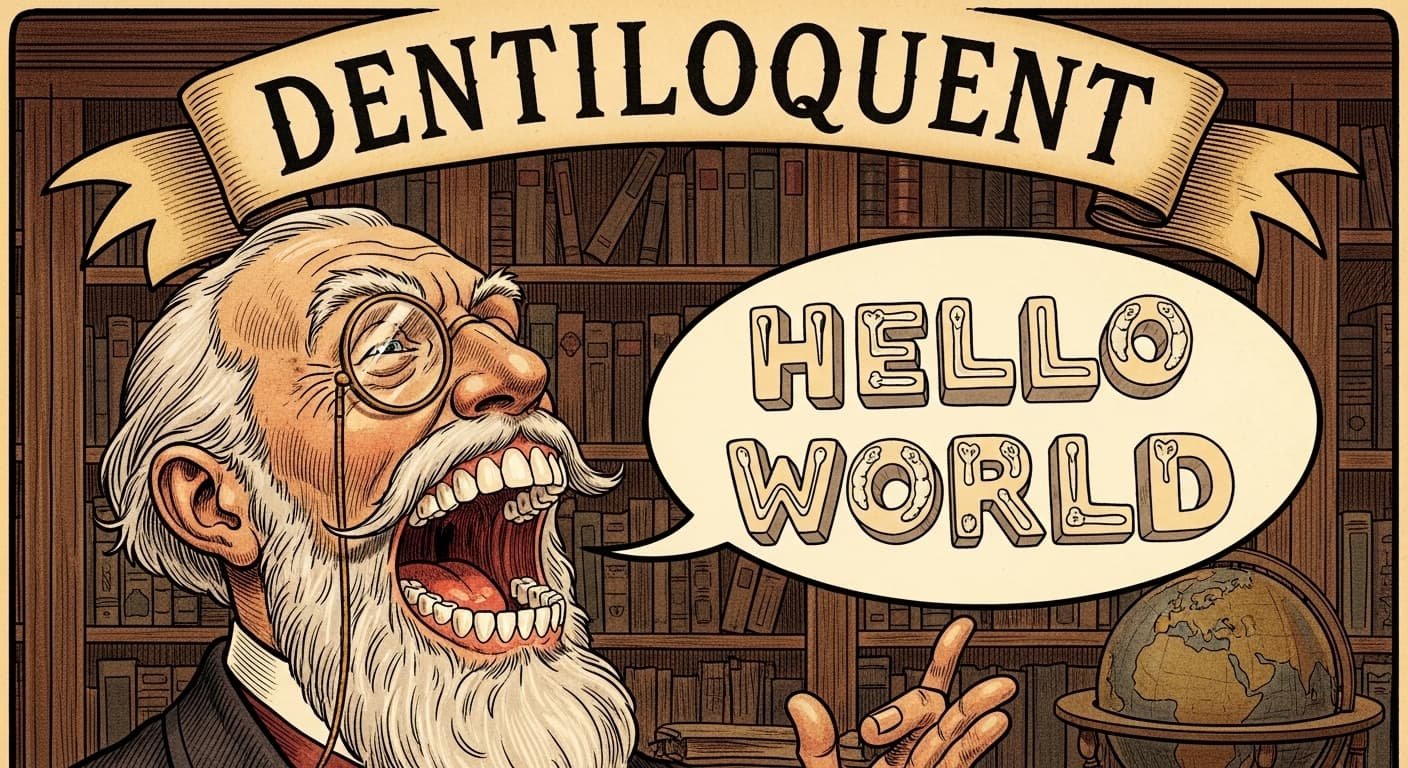 Dentiloquent: The Power of Controlled Speech