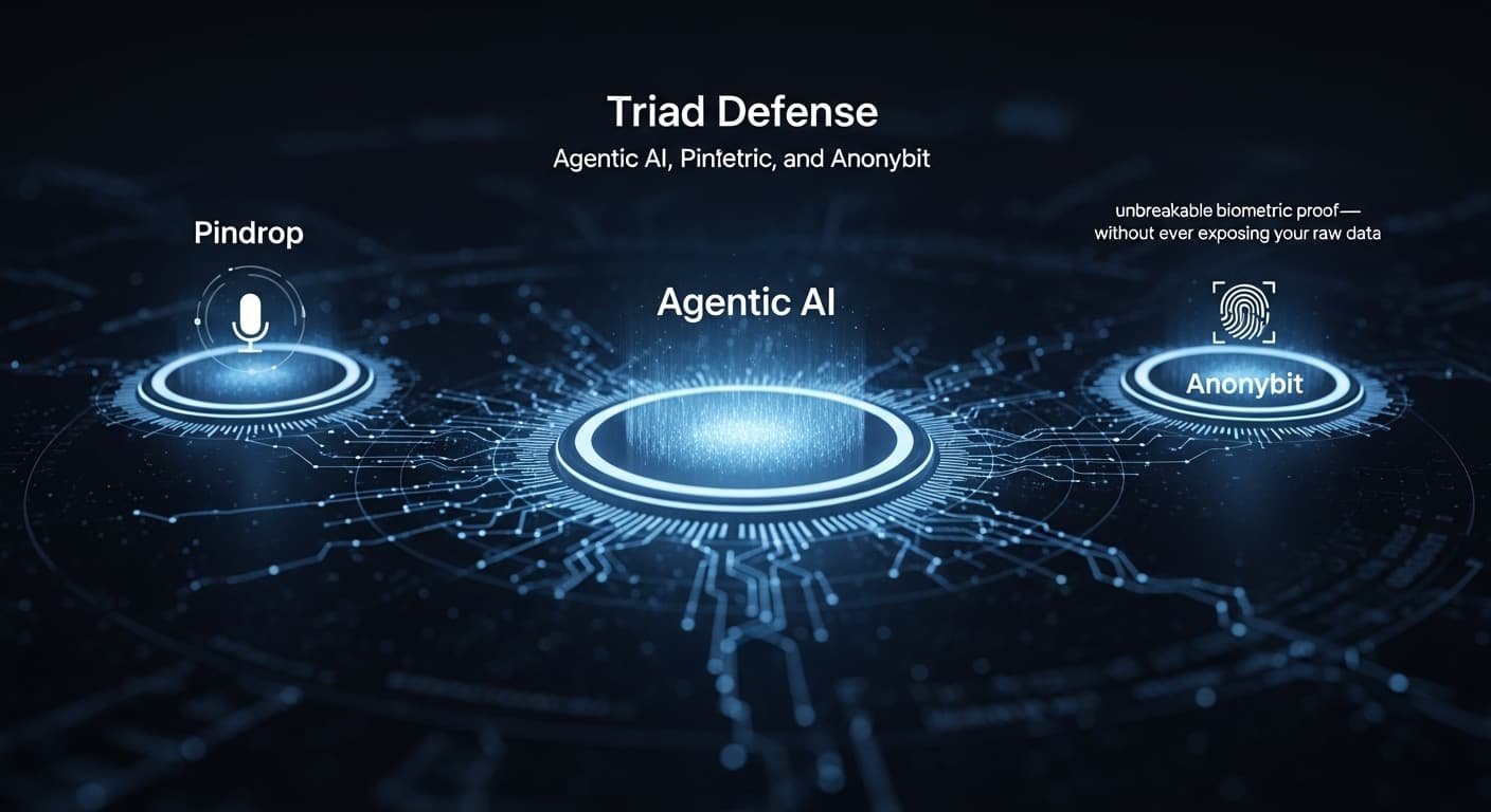 Agentic AI Pindrop Anonybit: Fraud Defense Triad Guide