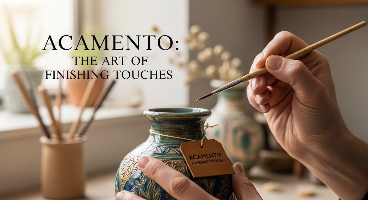 Acamento: The Art of Finishing Touches That Elevate Everyday Life
