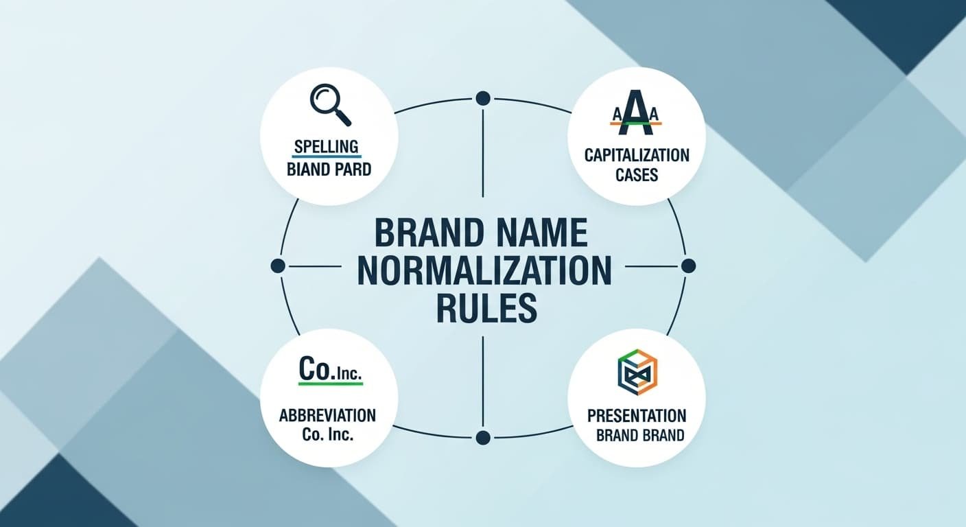 Brand Name Normalization Rules: Why They Matter in 2026